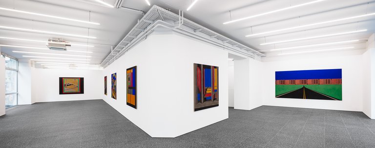 Matthias NogglerUntitled Abstraction, 2024Installation viewLayr Singerstraße, Vienna