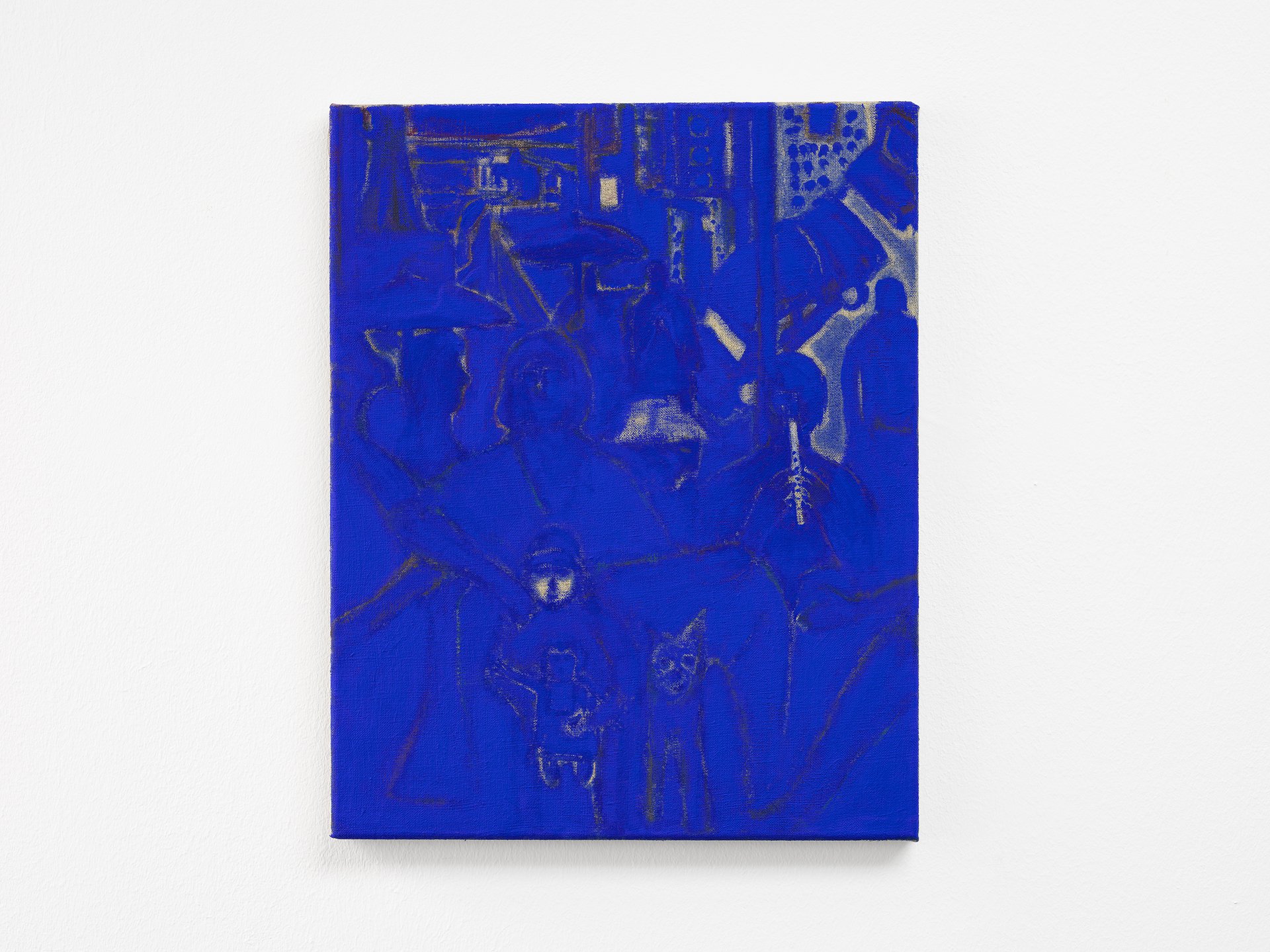 Matthias NogglerCityscape (Detail), 2023Gouache on linen45 × 36 cm