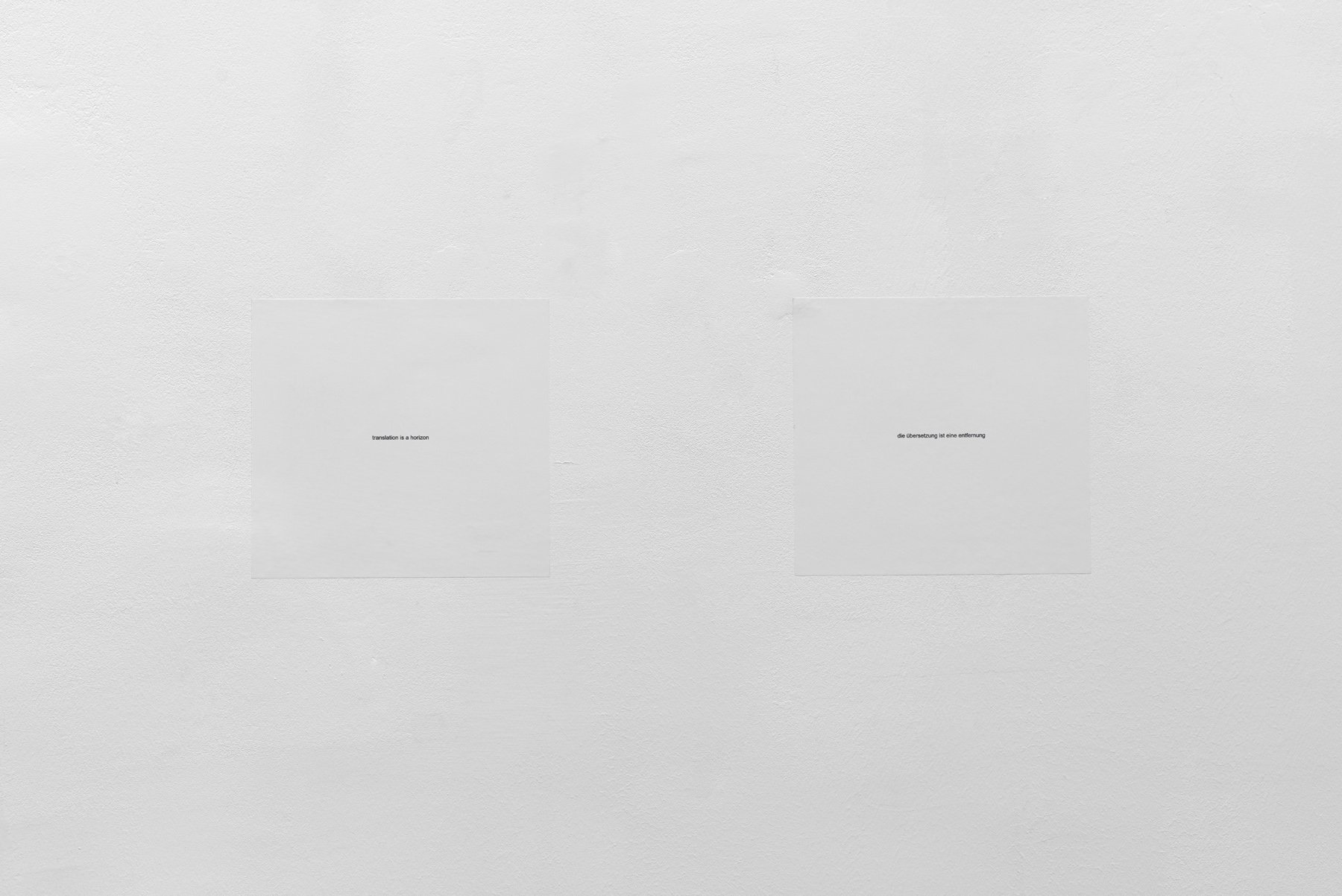 Julien Bismuthtranslation is a horizon / die übersetzung ist eine entfernung, 2019Inkjet print, digital file, diptychEach 29.7 x 27.9 cm