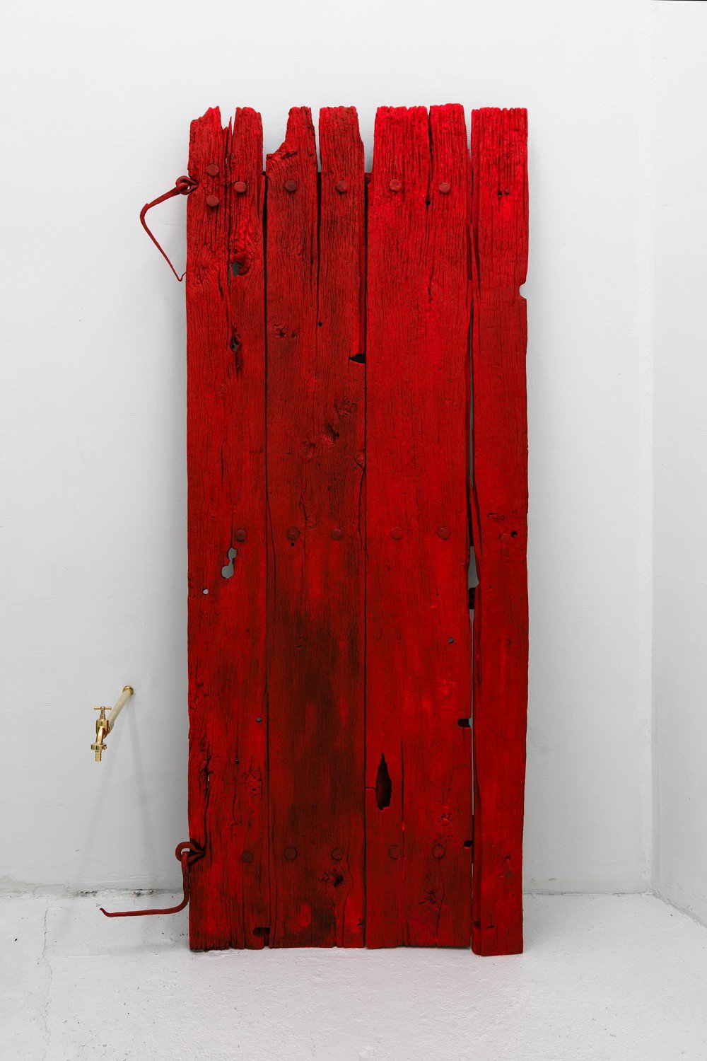 Plamen DejanoffAd (Foundation), 2013Wood and iron220 x 100 x 15 cm