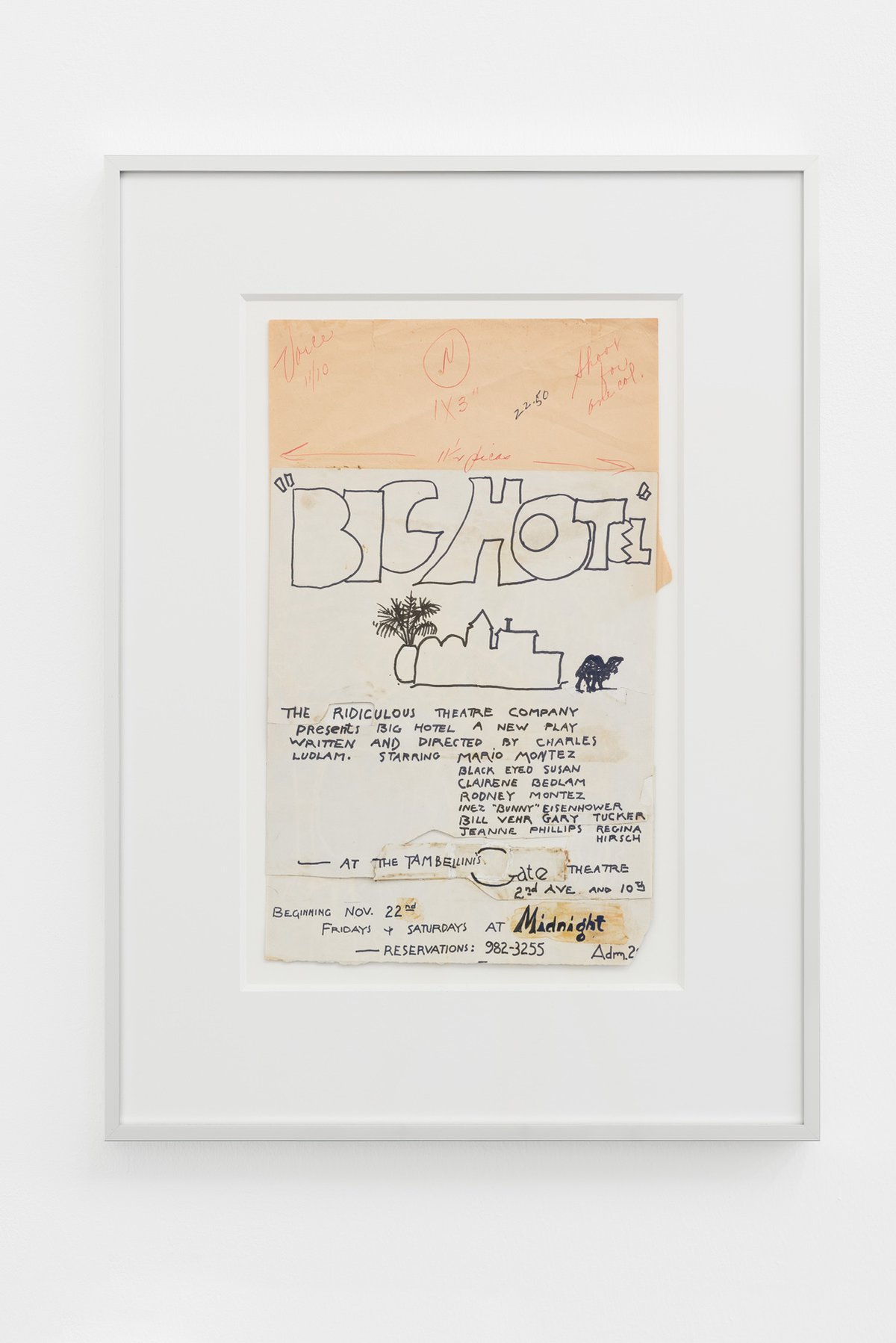 Jack SmithPoster Big Hotel, 1968Private collection