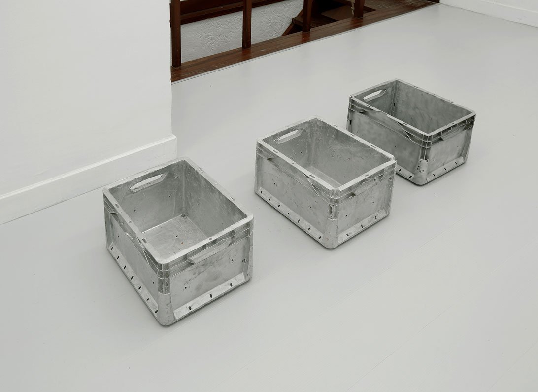 Benjamin HirteEuroboxes, 2015Aluminium castEach 40 x 30 x 22 cm