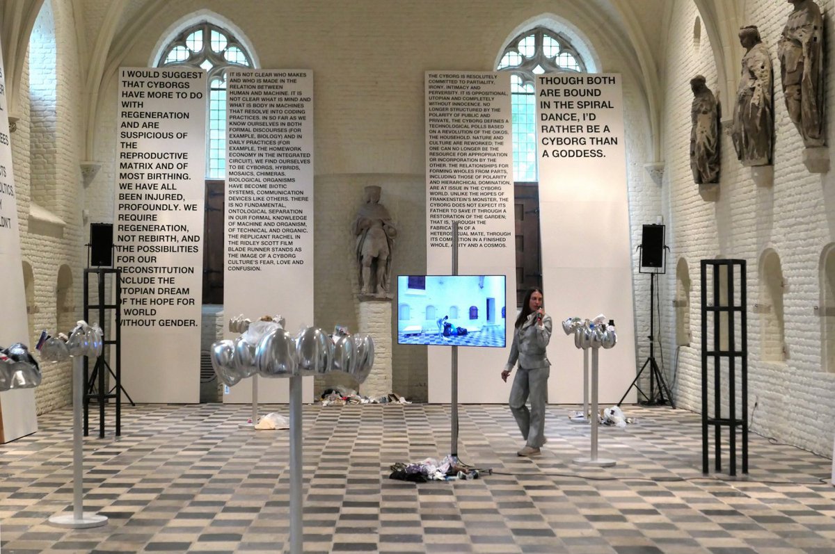 Lili Reynaud-DewarInstallation viewTeeth, Gums, Machines, Future, Society, Vleeshal Markt, Middelburg, 2017