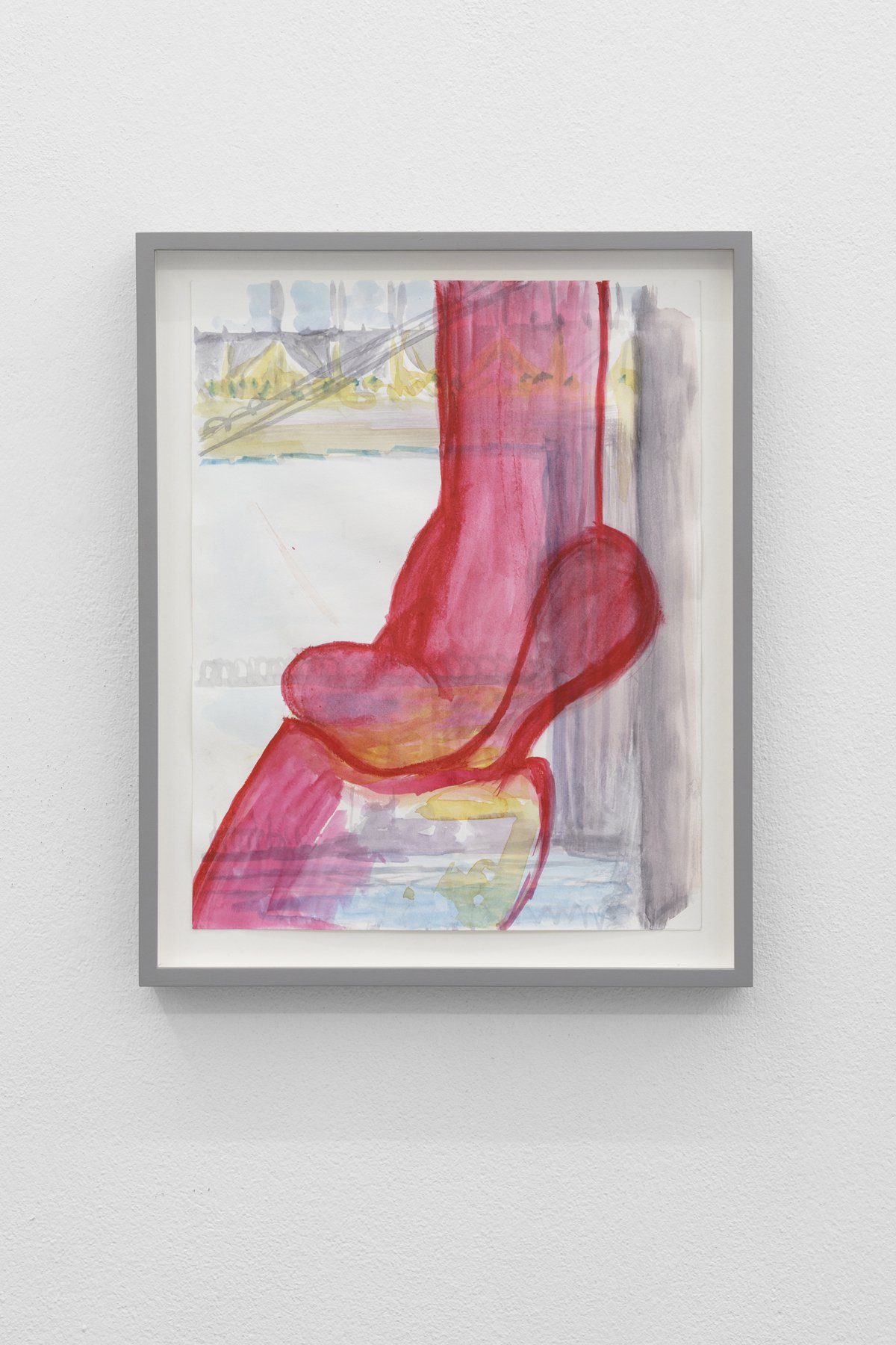 Lena HenkeUntitled, 2020Watercolor and pastels on paper35 x 28 cm