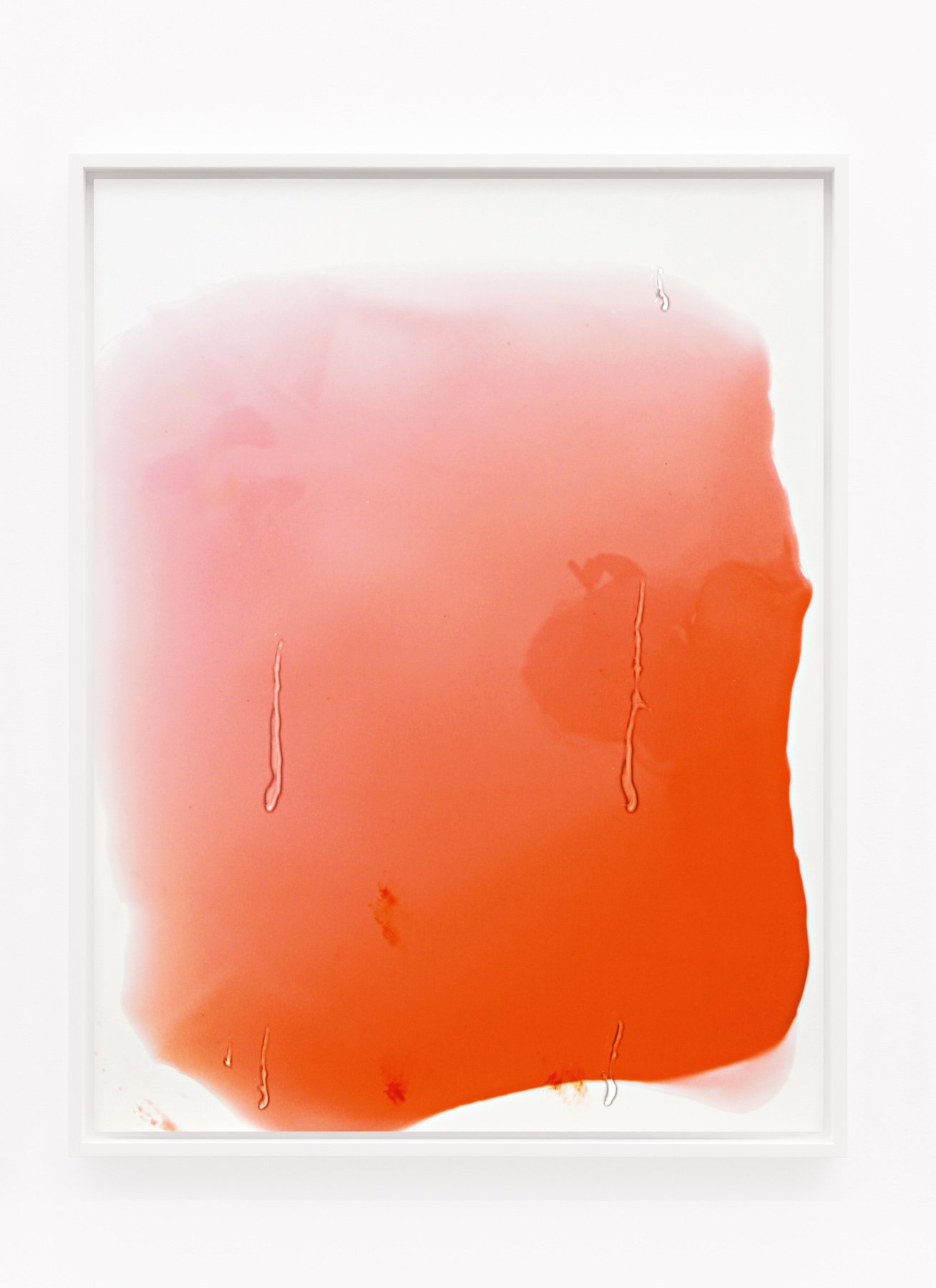 Lisa HolzerThe Party Sequel (Berlin), 2017Pigment print on cotton paper, crystal clear 202/1 polyurethane and acrylic paint on glass110.3 x 86.3 cm