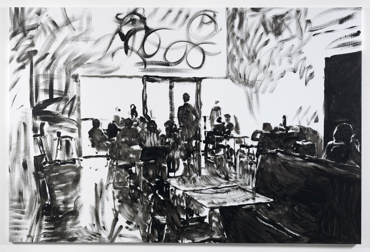 Merlin CarpenterTATE CAFÉ 7, 2011Acrylic on linen200 x 300 cm