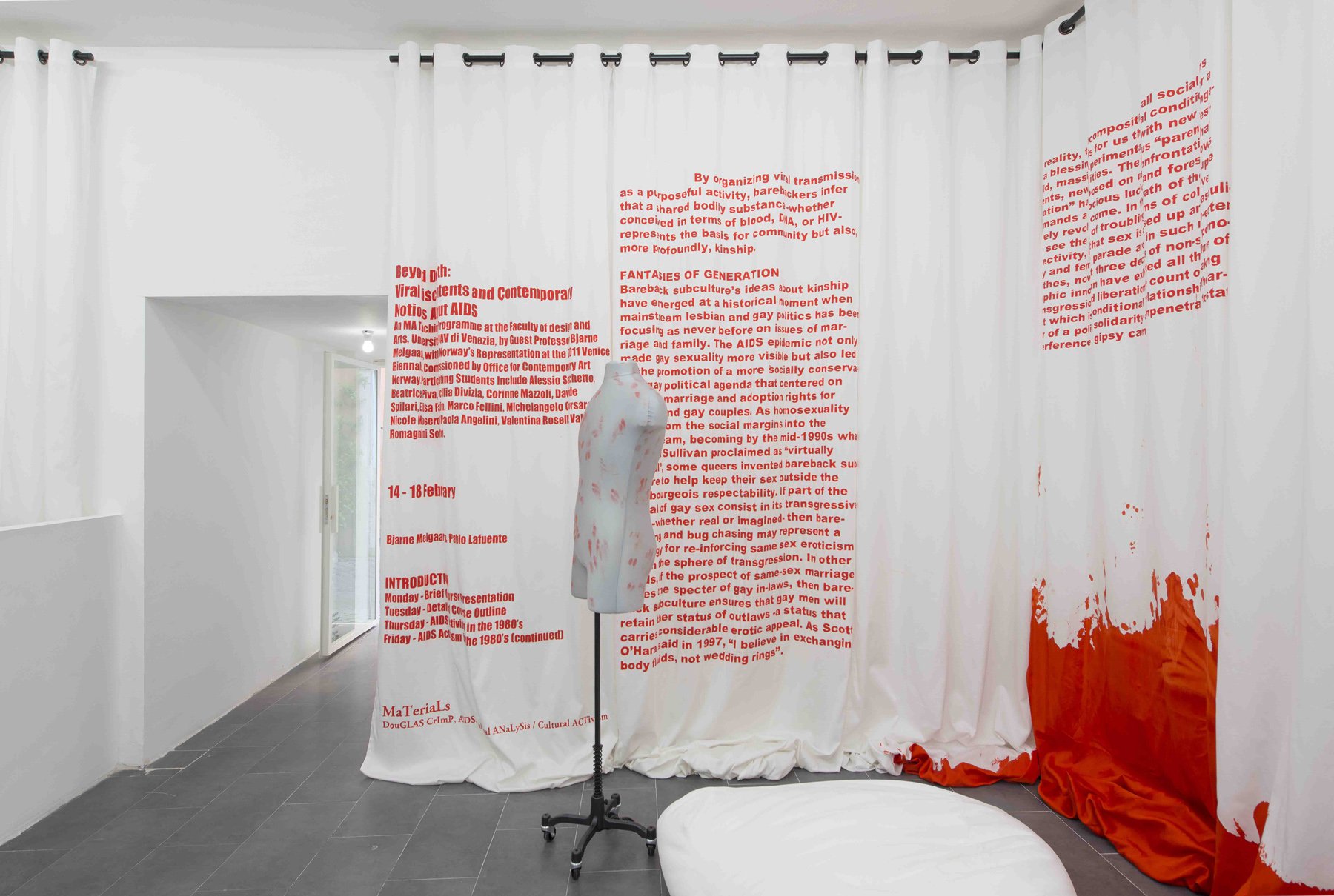 Lili Reynaud-DewarMy Epidemic (Teaching Bjarne Melgaard’s Class), 2017Installation viewLayr, Rome