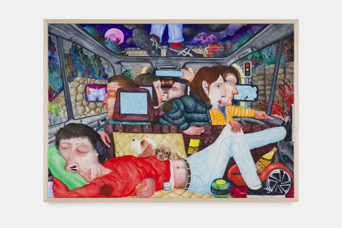 Matthias Noggleryoung adult narrative, 2016Gouache on paper61 x 86 cm