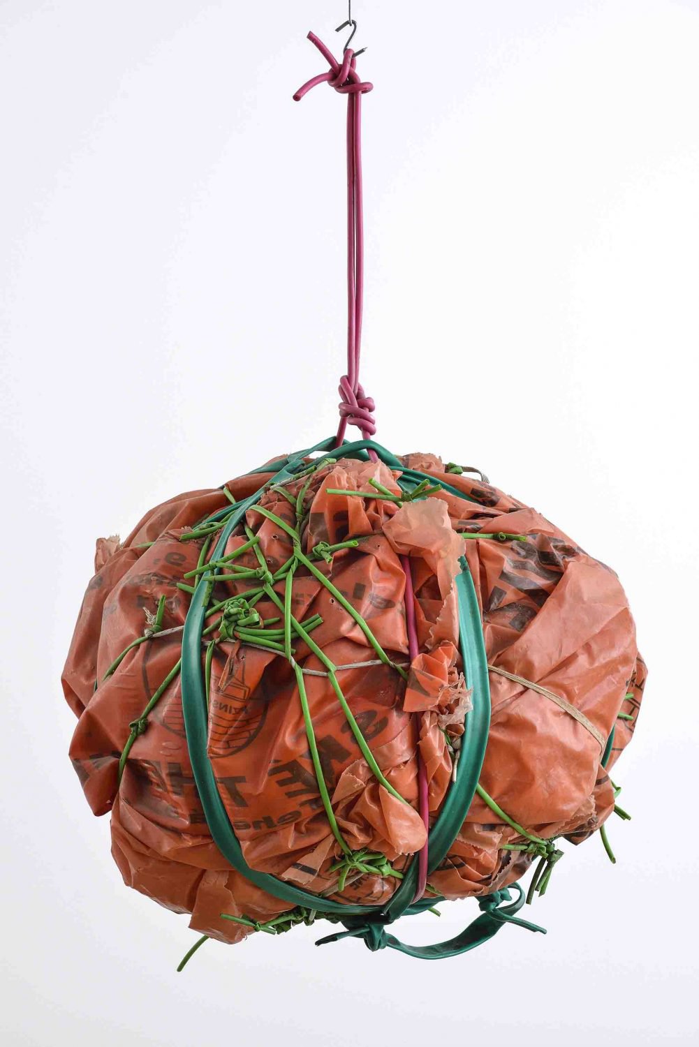 Stano FilkoCentral Brain, 2000Found objects, fabric, plastic, cord, wire70 x 55 x 55 cmOꓘ⅃Iꟻ OИATƧ, Layr, Rome, 2019