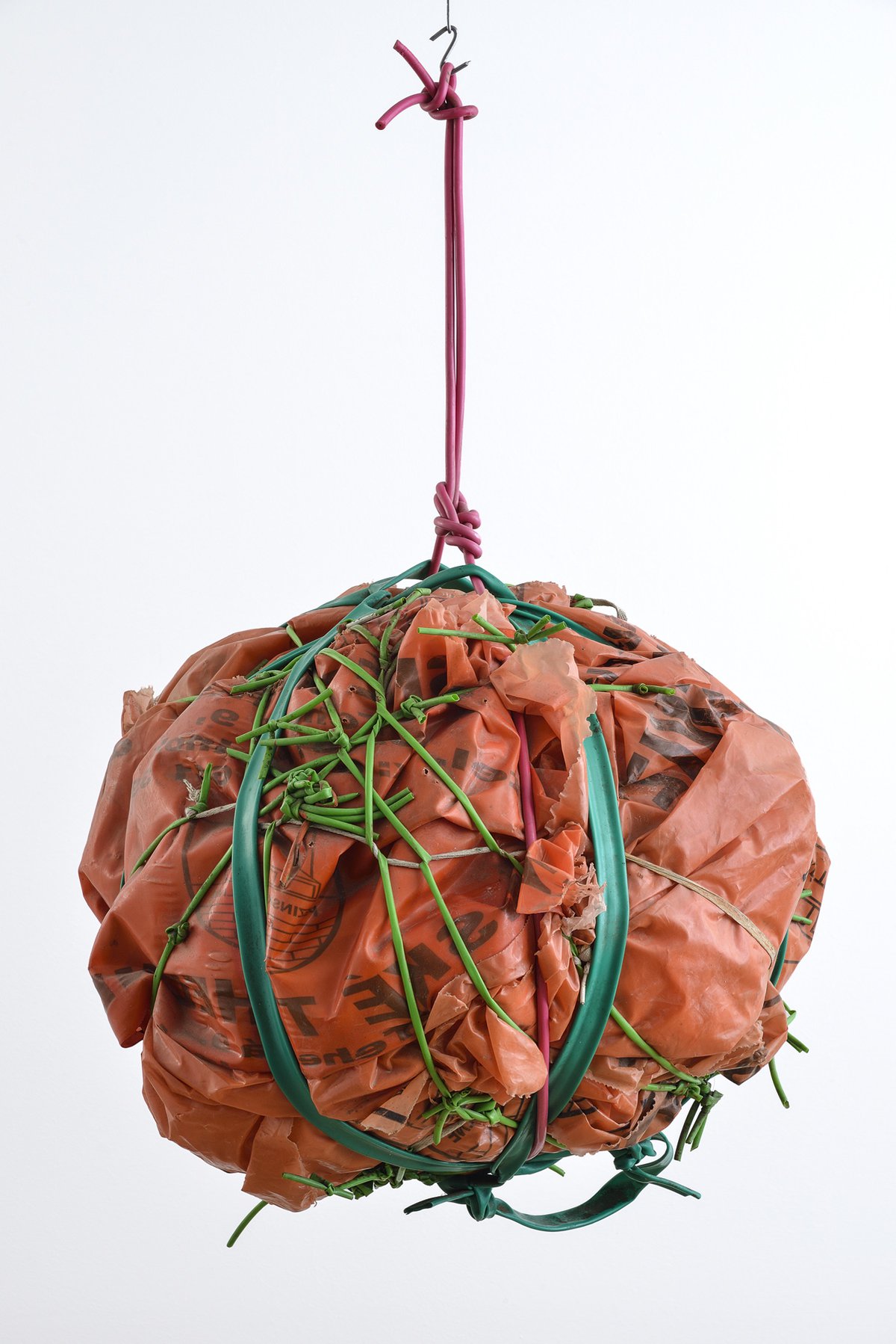 Stano FilkoCentral Brain, 2000Found objects, fabric, plastic, cord, wire70 x 55 x 55 cm