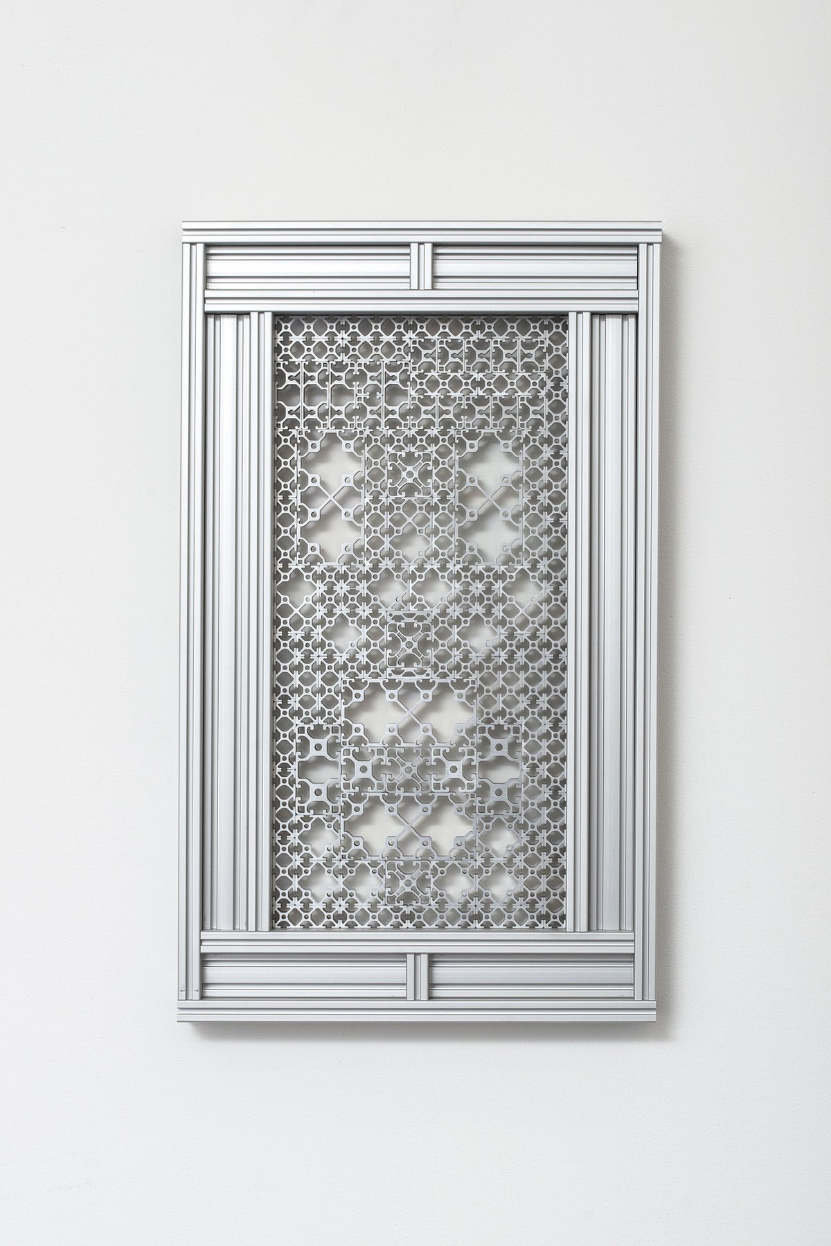 Hans-Christian LotzUntitled, 2018Aluminium, acrylic glass, silicone70 x 42 x 6 cm