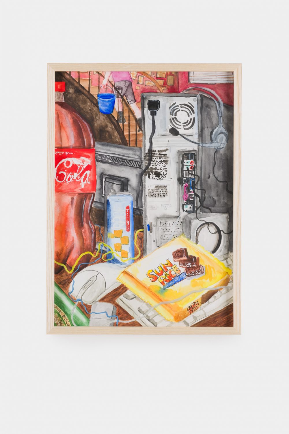 Matthias NogglerUT2K4, 2018Watercolor and pencil on paper44.1 x 31.8 cm