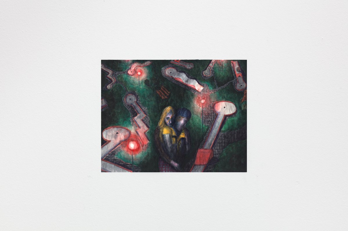 Matthias NogglerSoft Mumble, 2020Gouache, Aquarell und Bleistift auf Papier19,5 x 25 cm