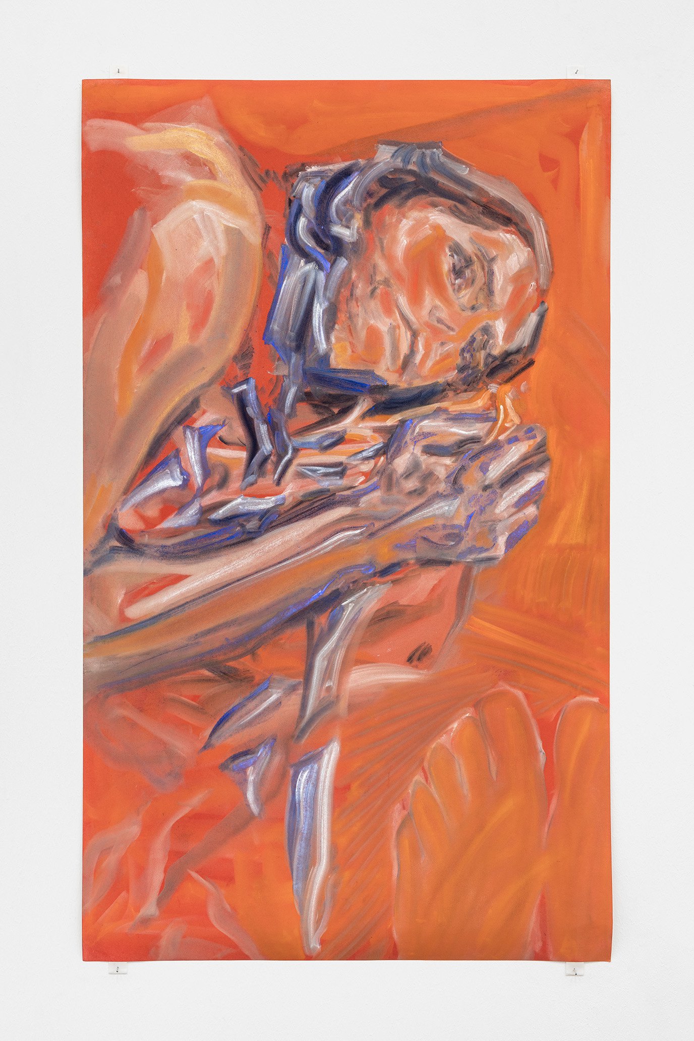 Evelyn PlaschgAlbert chromed, 2021Pigment on Paper99.5 × 60 cm
