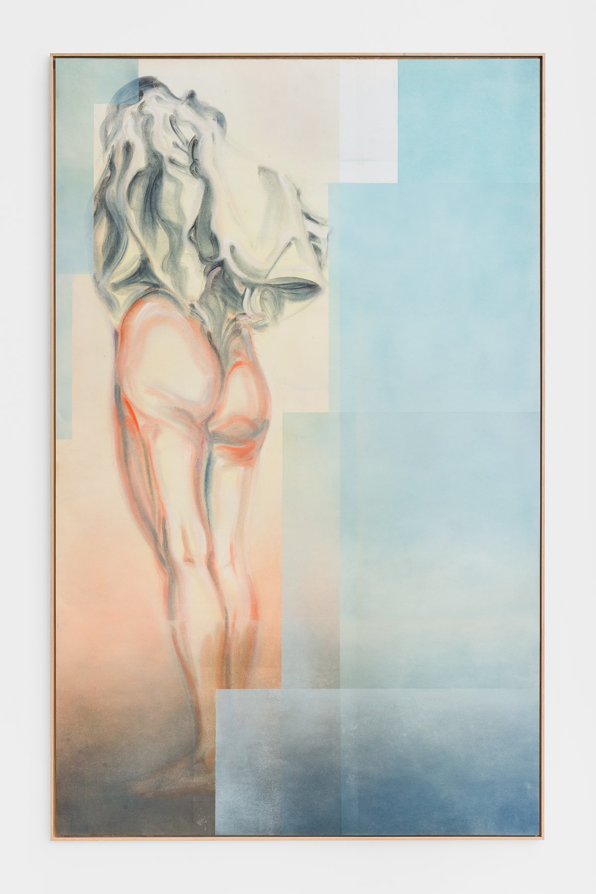 Evelyn PlaschgUntitled yet, 2022Pigment on Paper182 x 112.5 cm (framed)