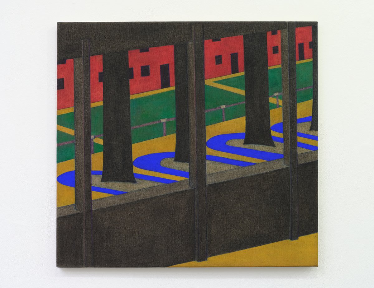 Matthias NogglerUntitled, 2023Gouache and coloured pencil on canvas61 x 65 cm
