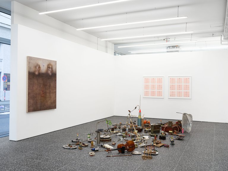 “…each thing is itself in not being itself, and is not itself in being itself…”curated by Boris OndreičkaInstallation view, 2026Layr Singerstraße, Vienna