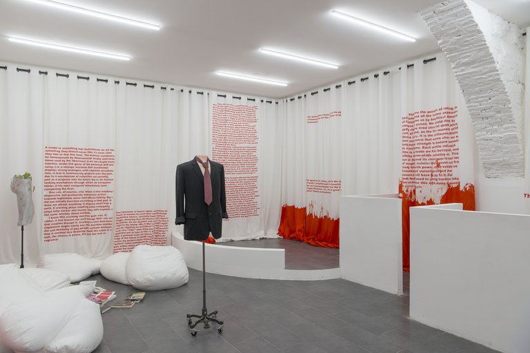 Lili Reynaud-DewarMy Epidemic (Teaching Bjarne Melgaard’s Class), 2017Installation viewLayr, Rome