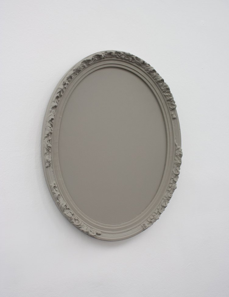 Gaylen GerberSupport, n.d.Oil paint on mirror, unmarked, United States, mirrored glass, gilt frame, 20th century58.5 x 47.5 x 4 cm