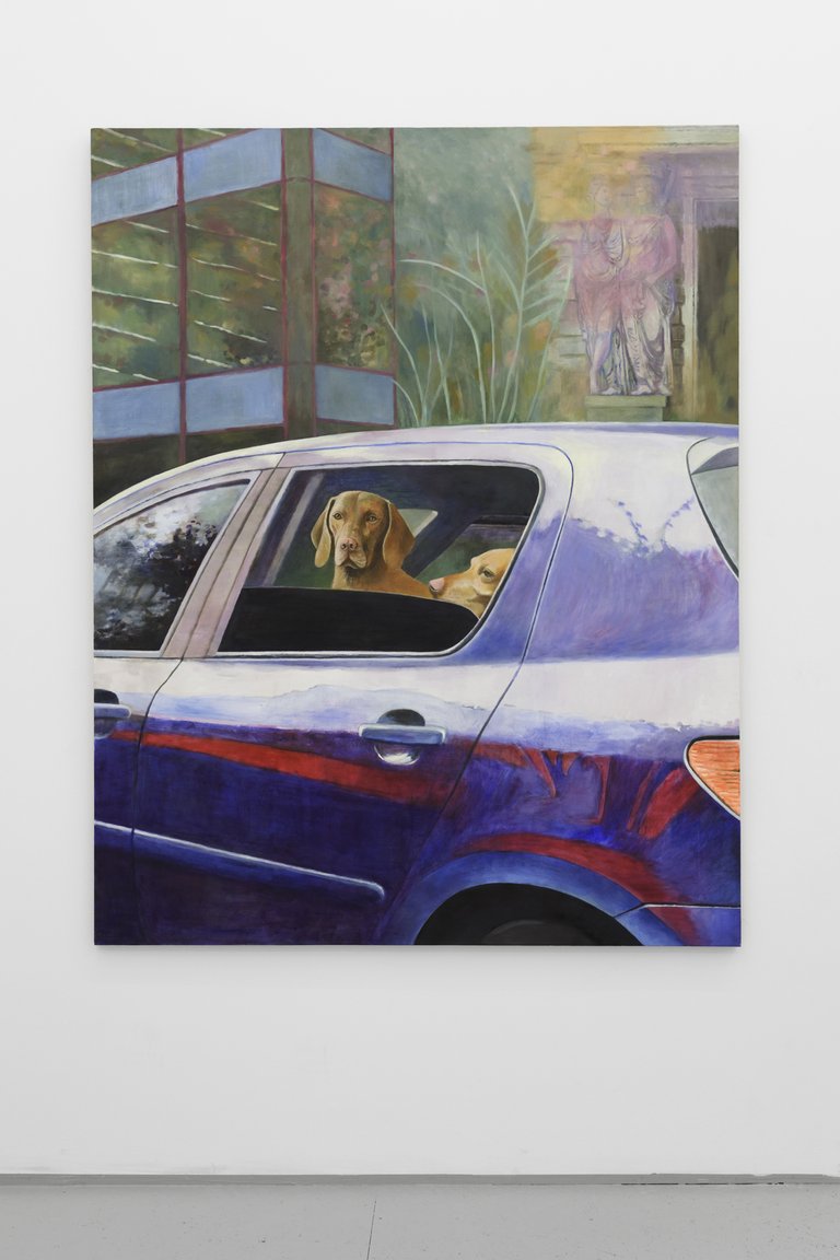 Birgit MegerlePedigree Pals, 2019Oil on linen190 x 150 cm