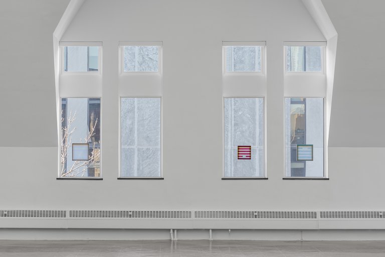 Leah Ke Yi ZhengChange, I Ching (64 Paintings), 2025–2026Installation view Renaissance Society, Chicago (US), Photo by Forrest Frederick for Bob