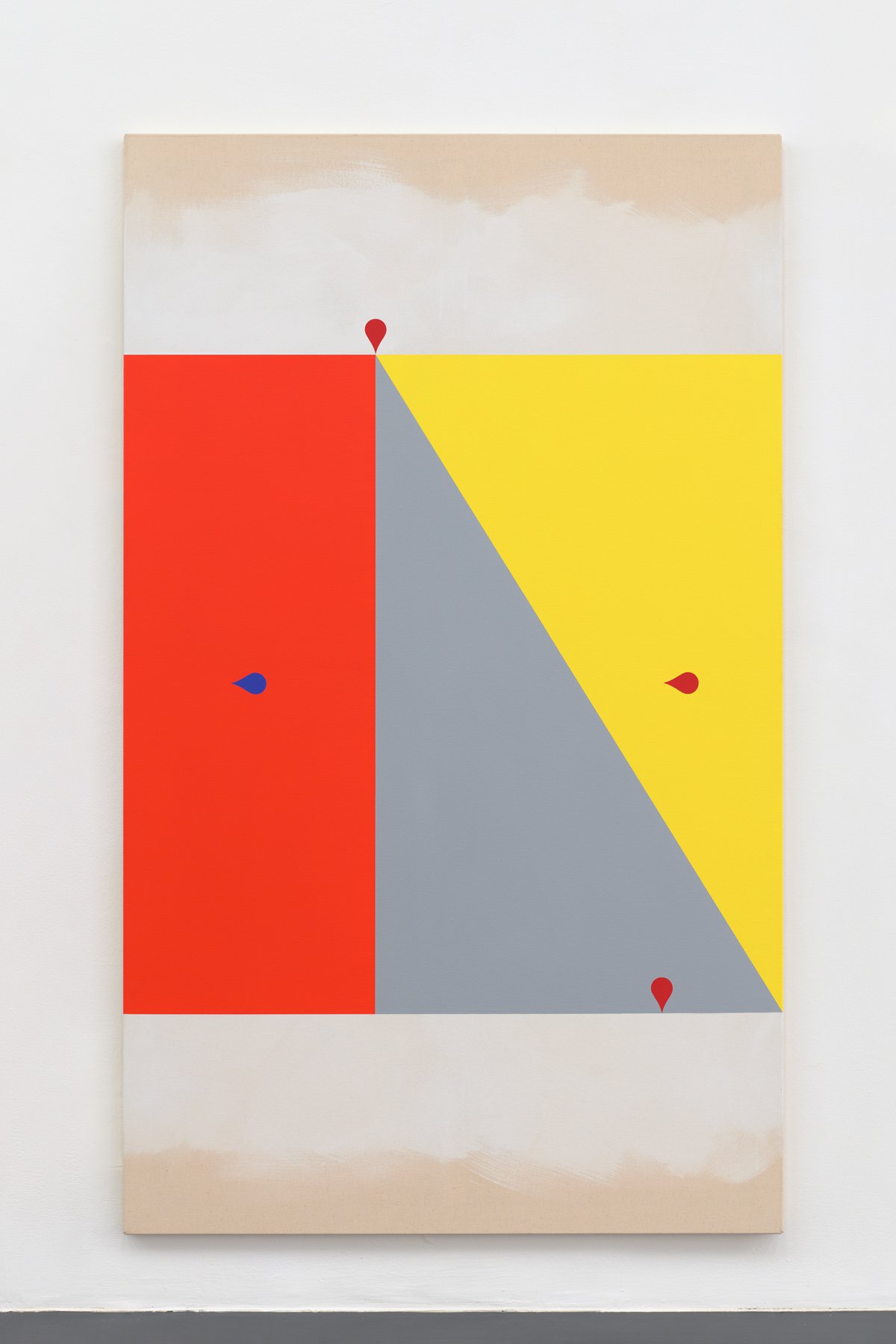 Nick OberthalerO.T. (DECOY), 2019Acrylic and gesso on cotton200 x 120 cm