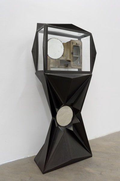 Tillman KaiserDer Mond ist aufgegangen, 2011Cardboard, ink, glass, wood186 x 78 x 33 cm