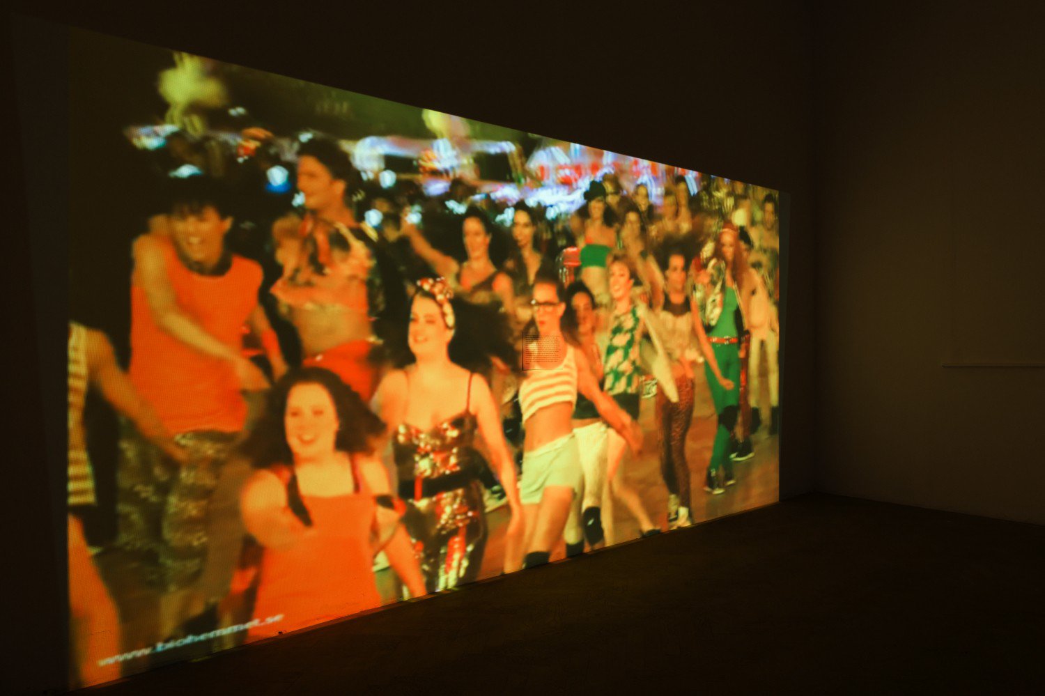 Trisha BagaHercules, 2013Blue ray 3D video projection on paper, 3D glassesFormat variable