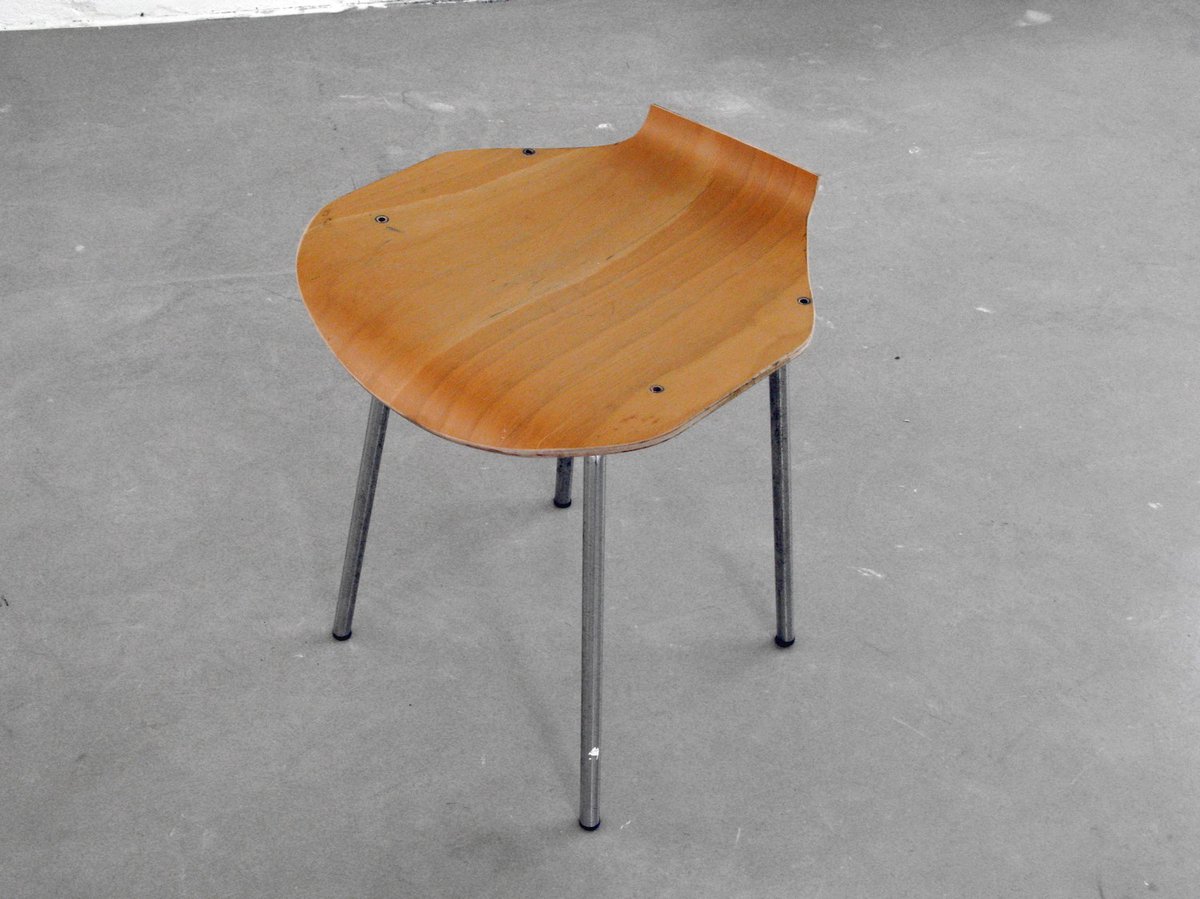 Benjamin HirteUntitled (stool), 2010Combination of three chairs45 x 40 x 45 cm