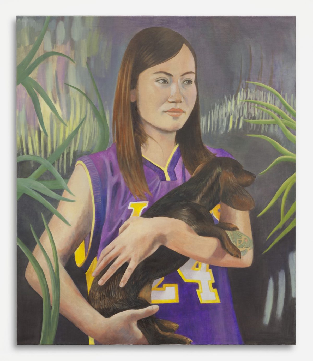 Birgit MegerleBiopic I (Bo &amp; Peggy), 2015Oil on canvas130 x 110 cm