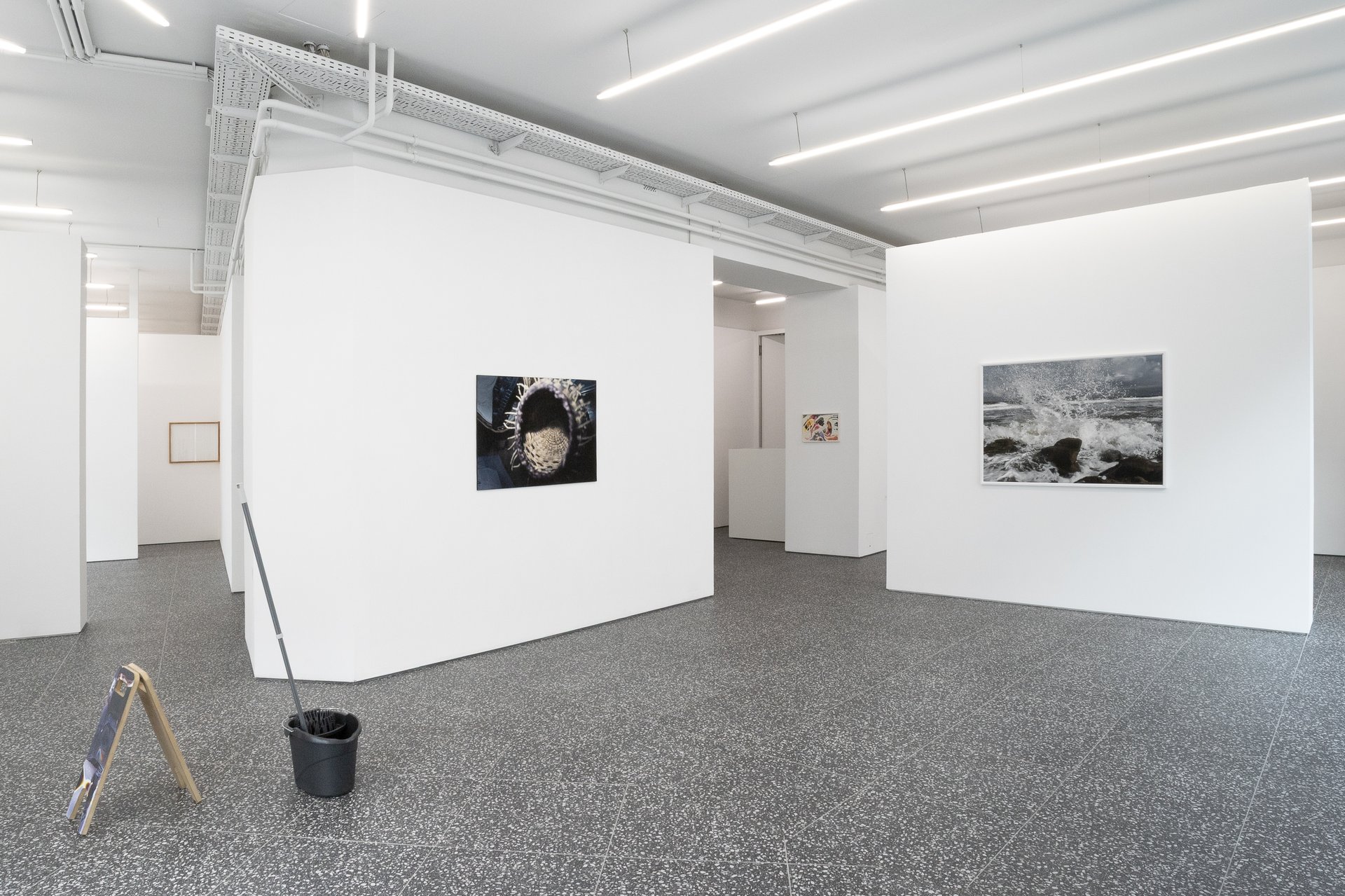 Telepathy Curating presents: Teases and Synthesis; Empty Threats, Vienna Love and Anxiety Reality Paradoxes, Curated by, curated by Kristoffer Cezinando Karlsen and Josef Strau at City Galerie Wien and Layr, Vienna, 2025Installation viewLayr, Vienna
