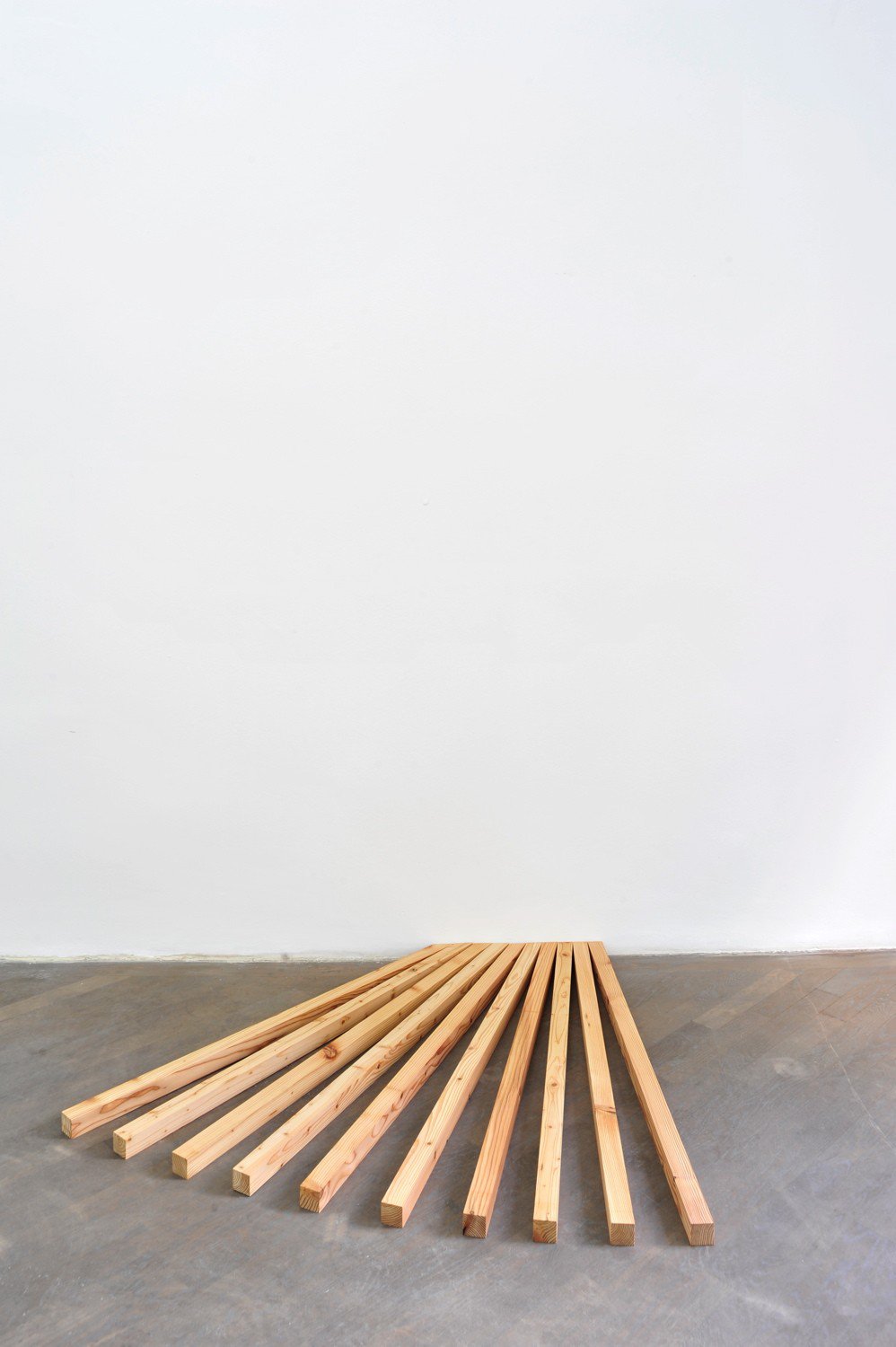 Julien BismuthWholes and parts, 2011Wood100 x 4 x 4 cm