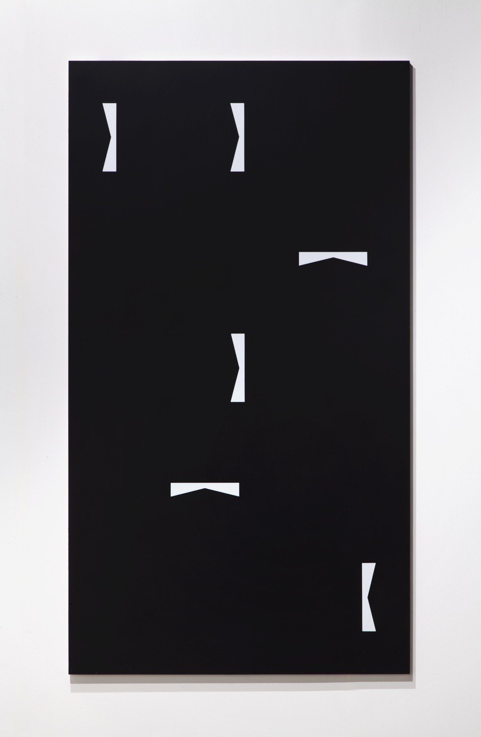 Nick OberthalerUntitled, 2014Acrylic on aluminium180 x 100 cm