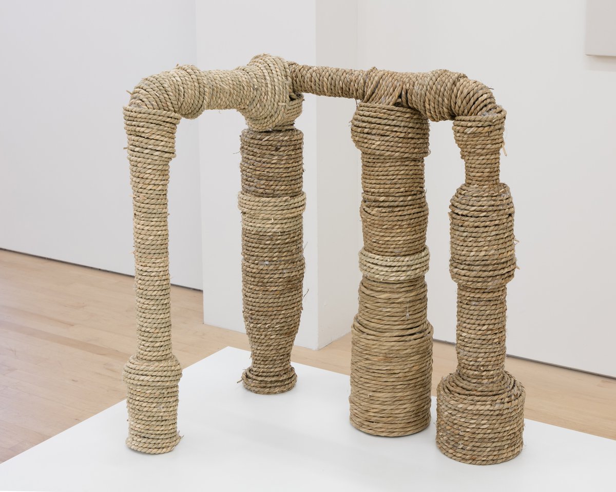Benjamin HirteFactory, 2018Recyclables, seagrass rope43.2 x 48.3 x 30.5 cm