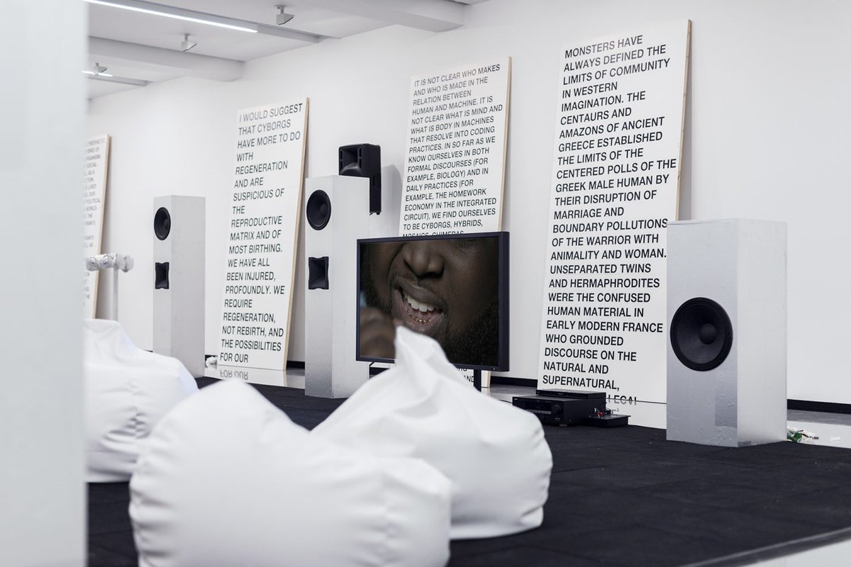 Lili Reynaud-DewarInstallation viewTEETH GUMS MACHINES FUTURE SOCIETY, Monash University Museum of Art, Melbourne, 2018