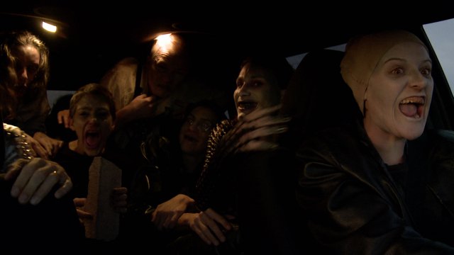 Lili Reynaud-DewarBeyond the Land of Minimal Possessions (In the Car), 2018Single channel film00:04:20