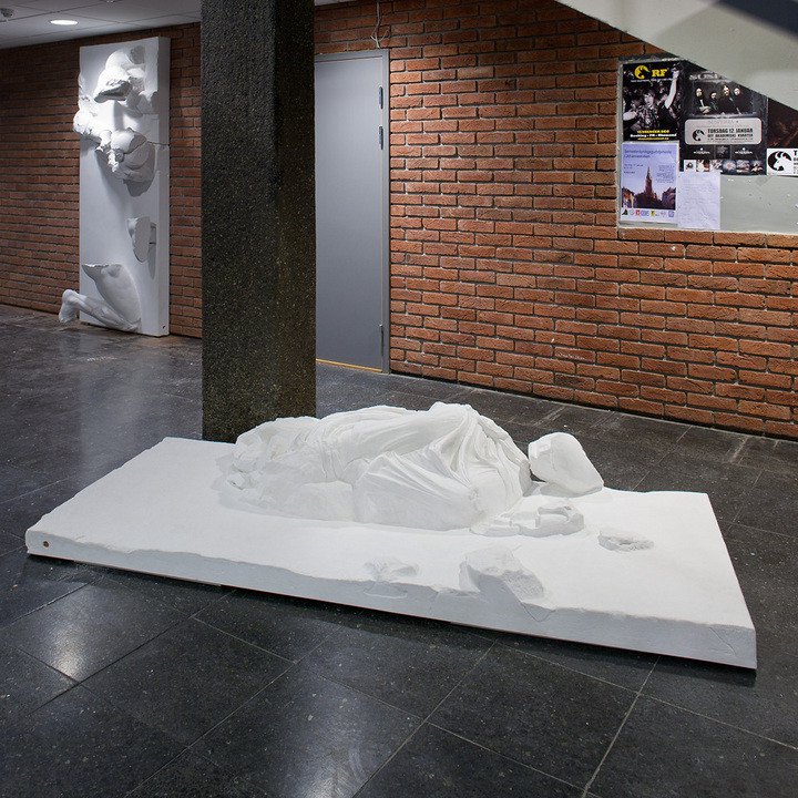 Marius EnghThe Living are governed by the Dead, 2012Installation viewUniversity of Bergen, Bergen
