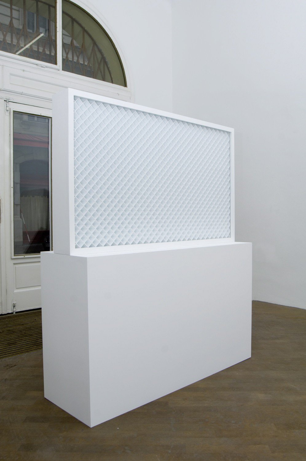 Marius EnghStraight, 2010Plexiglas, wood, lacquer136 x 162 x 45 cm
