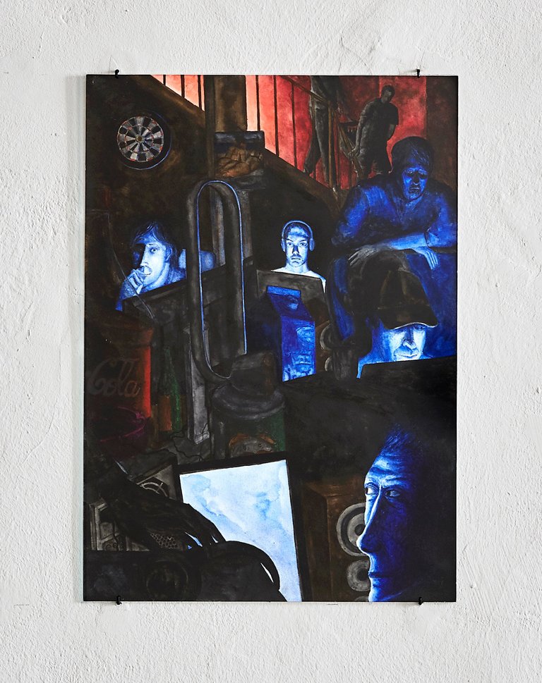 Matthias NogglerNot yet titled, 2018Aquarell und Bleistift auf Papier42 x 29.7 cm