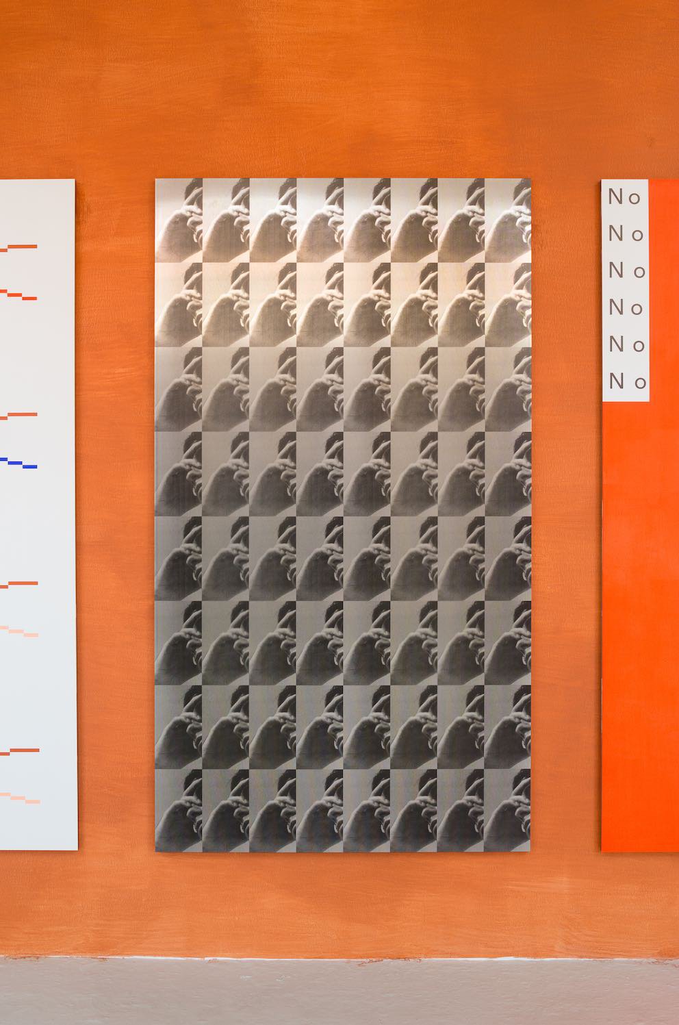 Nick OberthalerUntitled (Blind/The Decay), 2015UV-print on aluminium180 x 100 cm