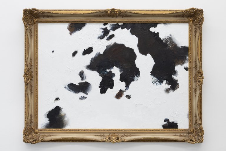 Nicolas CeccaldiGondola, 2025Oil on canvas mounted on board, artist's frame80 x 106 x 8 cmCourtesy the artist