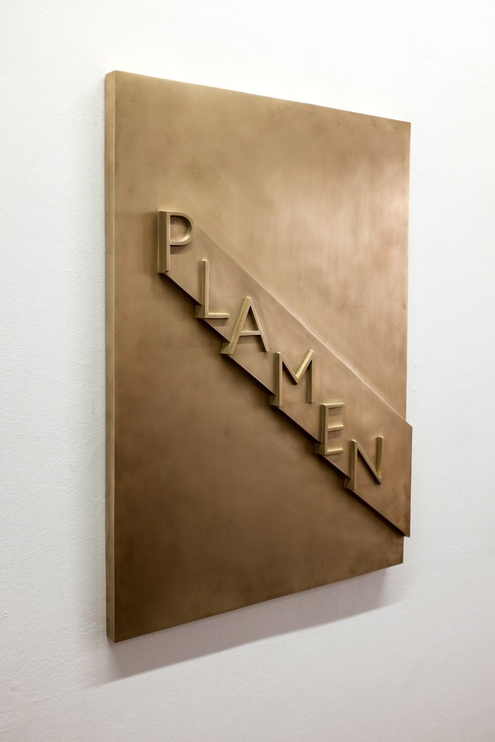 Plamen DejanoffPlamen, 2014Bronze cast110 x 78 x 8 cm