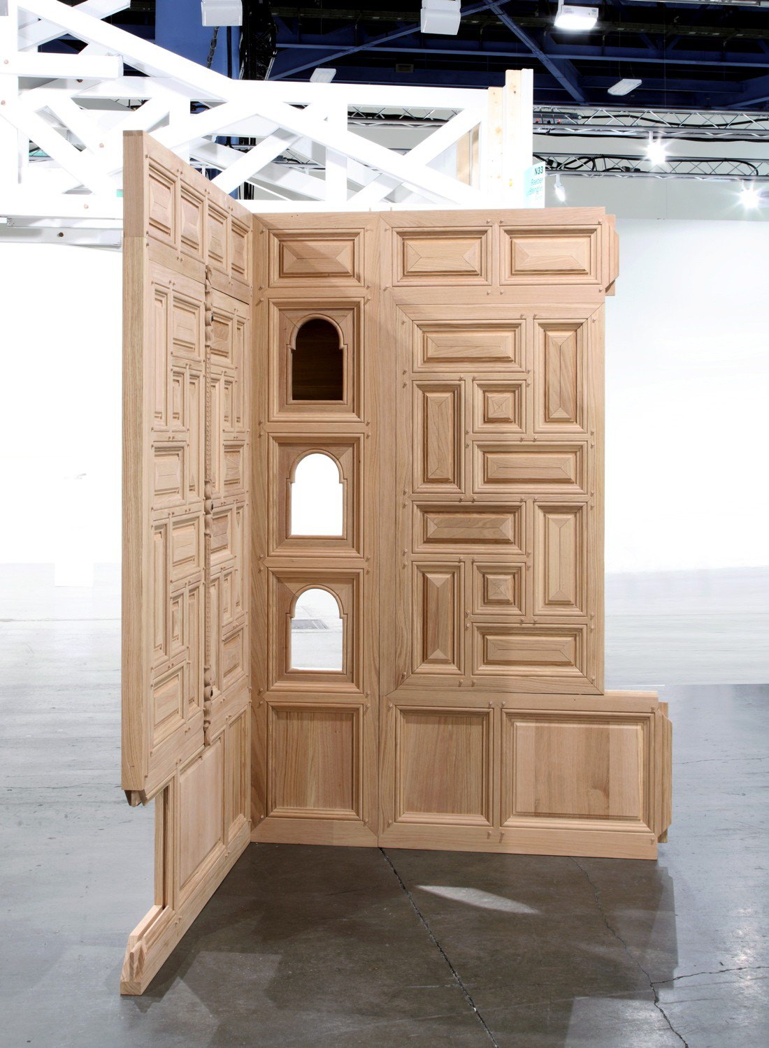 Plamen DejanoffUntitled (Paravent), 2013Wood200 x 170 x 135 cm