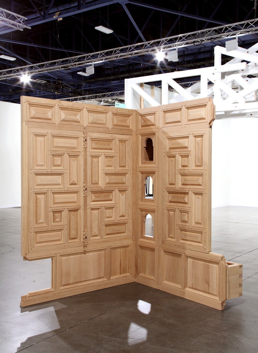 Plamen DejanoffUntitled (Paravent), 2013Wood200 x 170 x 135 cm