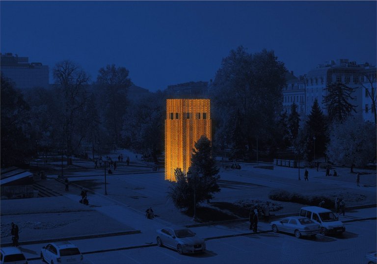Plamen DejanoffThe Bronze House, 2017DesignAlexander Battenberg Square, Sofia