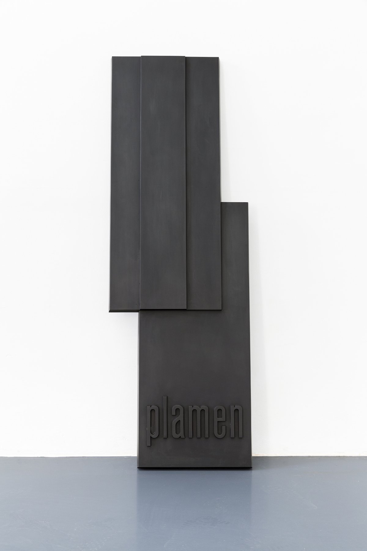 Plamen DejanoffUntitled, 2015Bronze162 x 55 x 7 cm