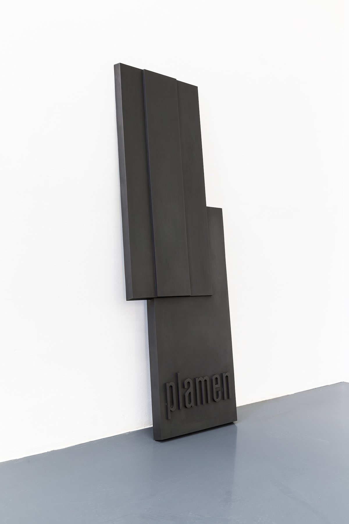 Plamen DejanoffUntitled, 2015Bronze162 x 55 x 7 cm