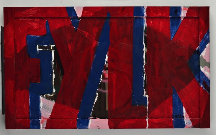 Stano FilkoPromising, 1983Acrylic, mixed media on canvas152 x 93 cm