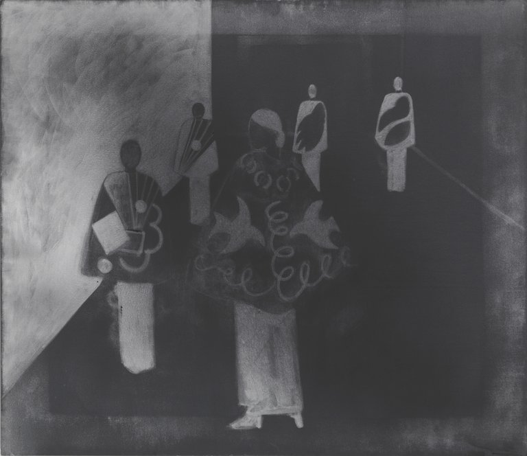 Silke Otto Knapp, Stage (YSL, spring/summer 1988; Braque collection; doves, guitars), 2016© Silke Otto Knapp. Courtesy of the artist and greengrassi, London. Photo: Marcus J. Leith