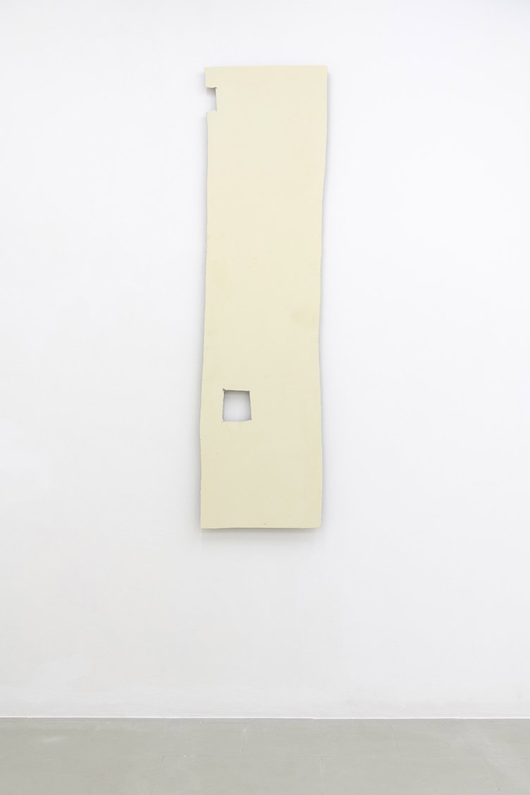 Plamen DejanoffUntitled (Palais Slav), 2019Plasterboard wall190 x 51 cm